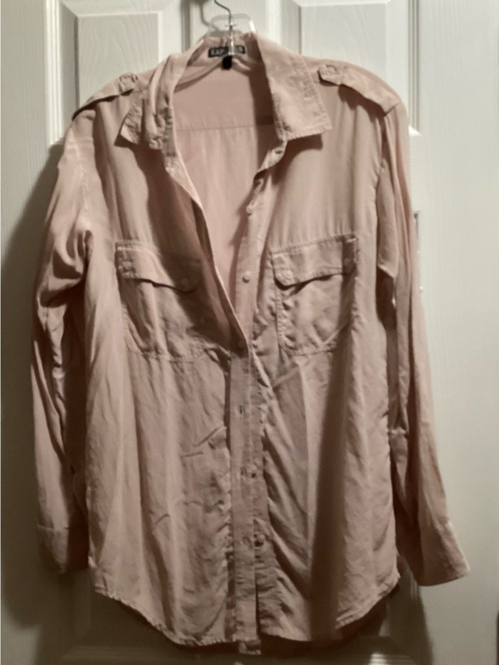 Express Light Pink Blouse - Small